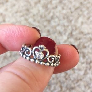 My Princess Stackable Ring, Clear CZ